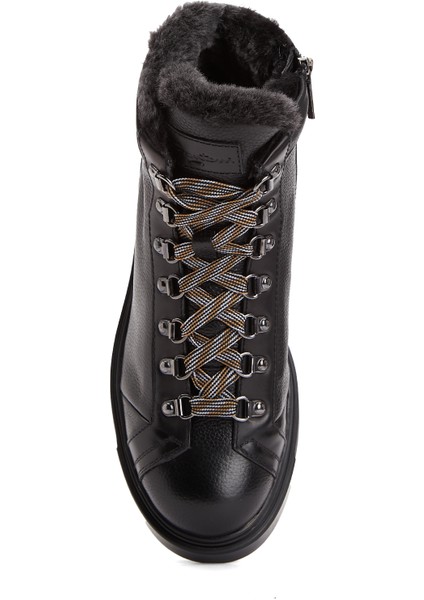 Saint Moritz Siyah Erkek Deri Bot fırsatları