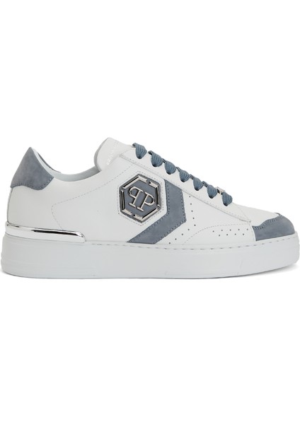 Arrow Force Beyaz Mavi Erkek Deri Sneaker