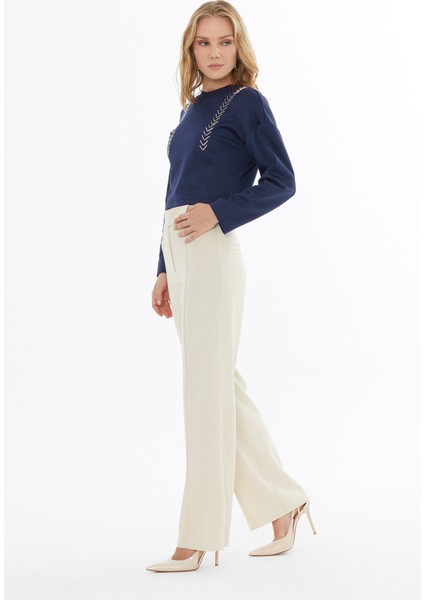 Kanca Kapamalı Palazzo Pantolon