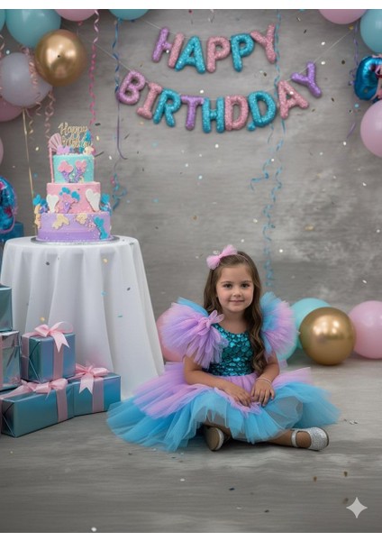 Kız Çocuk Deniz Kızı Abiye Elbise fırsatları