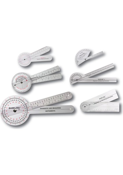 Metal Gonyometre - 6 Parçalı Set:
