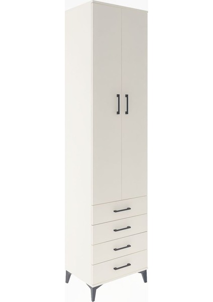 Hyperion Dolap 5 Raflı 4 Çekmeceli 2 Kapaklı 60X44X243 Aytaşı-Aytaşı fiyatları