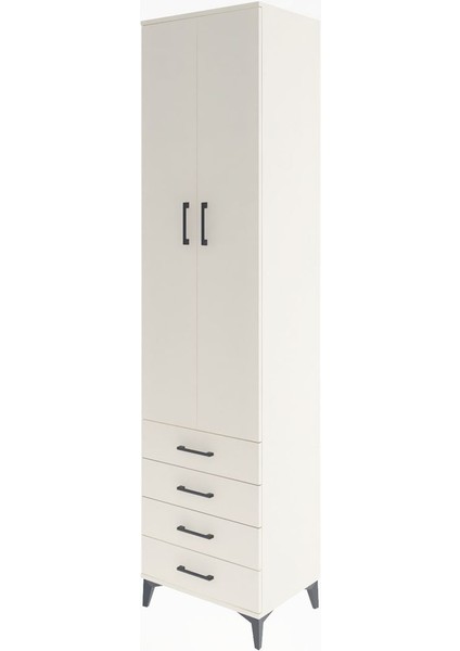 Hyperion Dolap 5 Raflı 4 Çekmeceli 2 Kapaklı 60X44X243 Aytaşı-Aytaşı modelleri