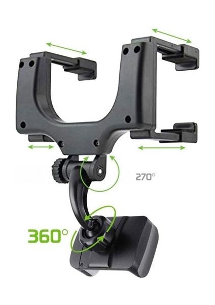 Araç Içi Dikiz Aynaya Takılan Telefon Tutucu Otomobil Içi Telefon Tutma Aparatı (5067) indirimleri