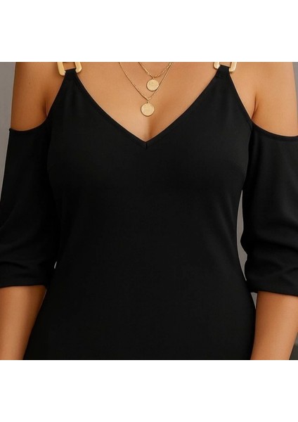 Mdb Kadın Uzun Kollu Askı Detay Iki Iplik Mini Boy Elbise fiyatları