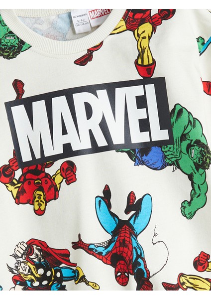 Yeni Sezon Bisiklet Yaka Marvel Baskılı Erkek Çocuk Sweatshirt ve Eşofman Altı fiyatları