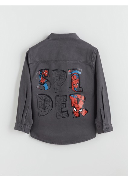 Yeni Sezon Spider-Man Baskılı Erkek Çocuk Gömlek