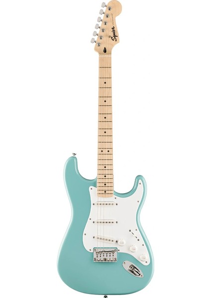 Sonic Limited Edition Stratocaster Hard Tail Akçaağaç Klavye Tropical Turquoise Elektro Gitar
