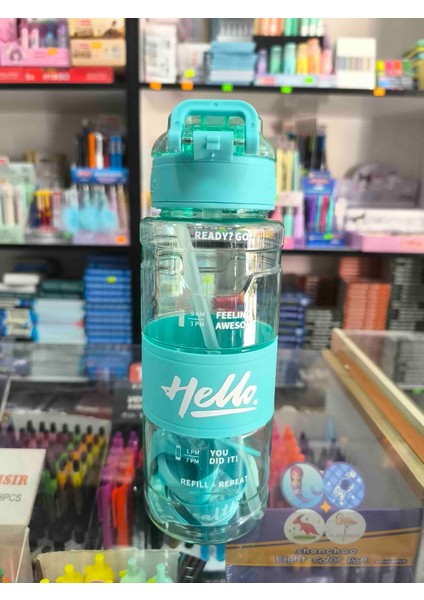 Turkuaz matara suluk termos 800 ml