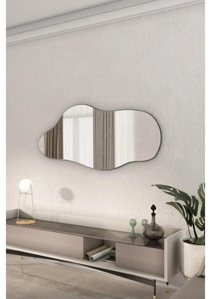 Kapadokya Asimetrik Çerçeveli Modern Duvar Aynası, Dresuar Boy Aynası modelleri