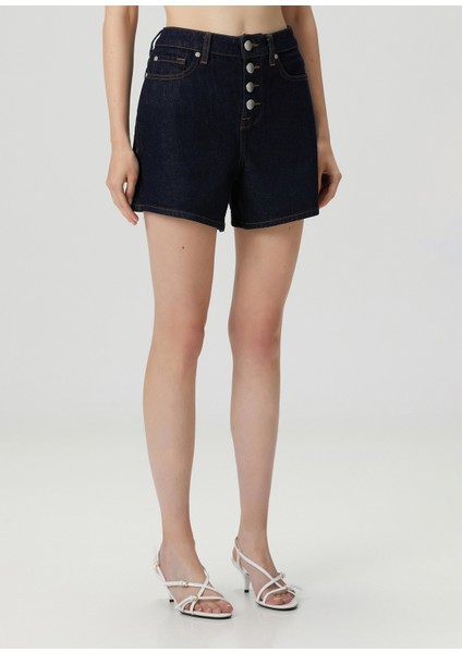 Lacivert Denim Şort modelleri