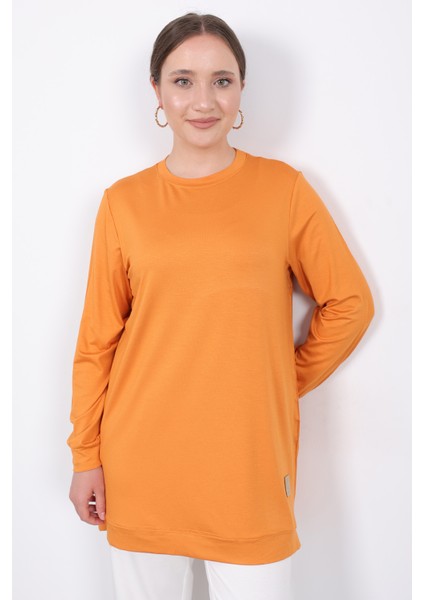 Yazlık Günlük Ince Penye Kumaş Kadın Tunik