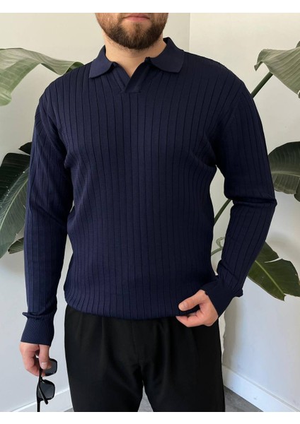 Bayaygun 6540 Polo V Pat Yaka Kazak_lacivert fiyatları