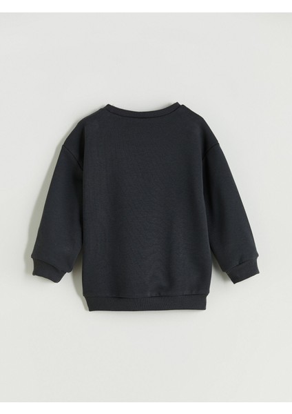 Yeni Sezon Bisiklet Yaka Erkek Çocuk Sweatshirt modelleri