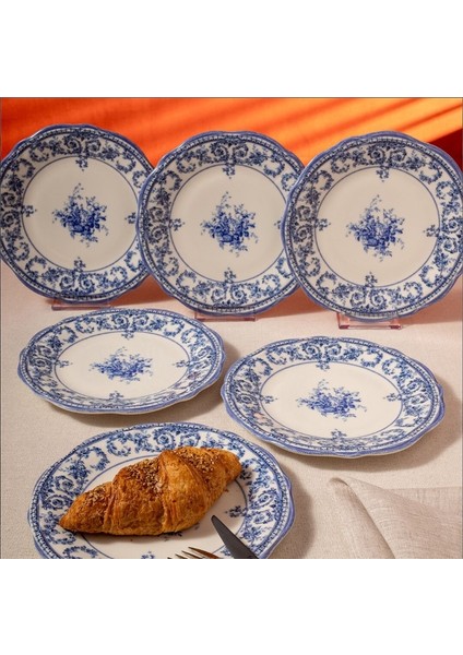 Majestic Blue 6 Parça Pasta Tabağı Seti indirimleri