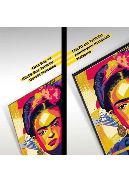 “frida 2 - Renkli Modern Duvar Dekoru” modelleri