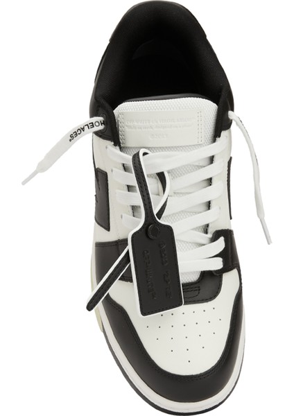 Siyah Beyaz Erkek Deri Sneaker fırsatları