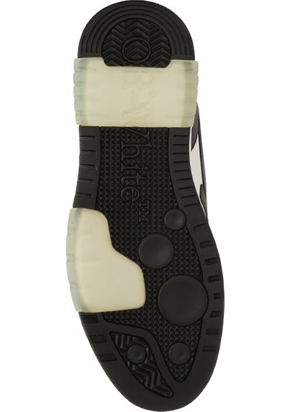 Siyah Beyaz Erkek Deri Sneaker indirimleri