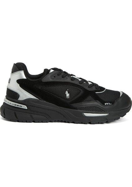 Siyah Silver Erkek Deri Sneaker
