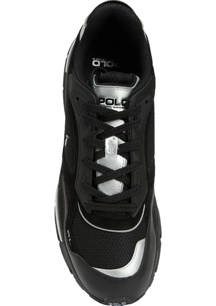 Siyah Silver Erkek Deri Sneaker fırsatları