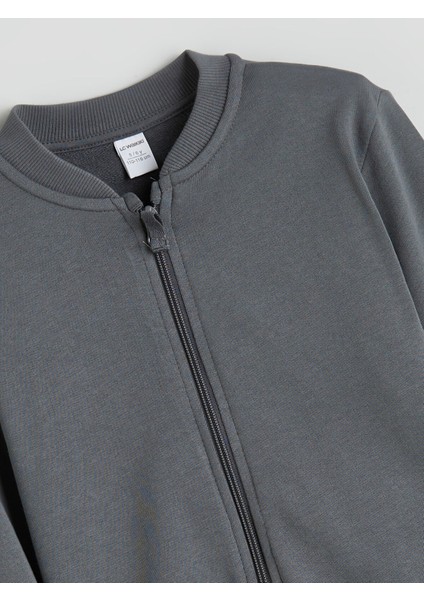 Yeni Sezon Basic Erkek Çocuk Fermuarlı Sweatshirt fiyatları