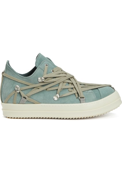 Megalaced Mavi Beyaz Erkek Deri Sneaker