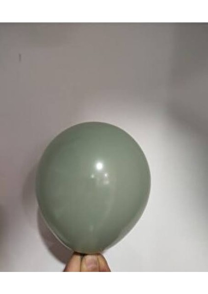 5inç 12.5cm Minik Küf Yeşili Balon 20 Adet