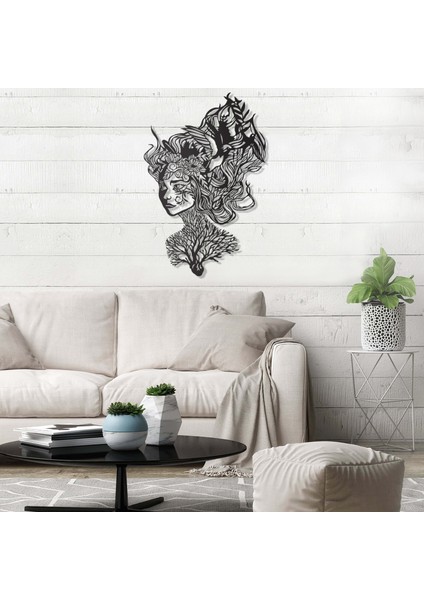 Heart Of Beauty - 47X70 cm Metal Duvar Dekoru - Metal Sanatları