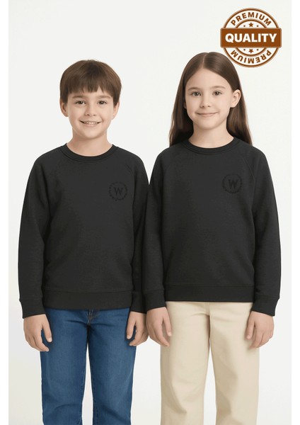 Erkek Kız Çocuk Reglan Kol Premium Kalite Sweatshirt - 1004/1005