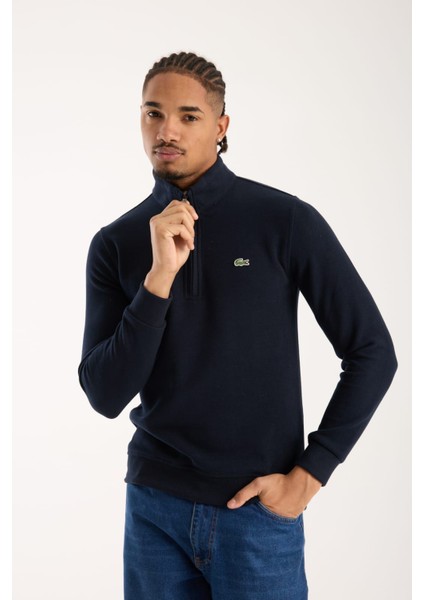 Fermuar Yaka Lacivert Regular Fit modelleri