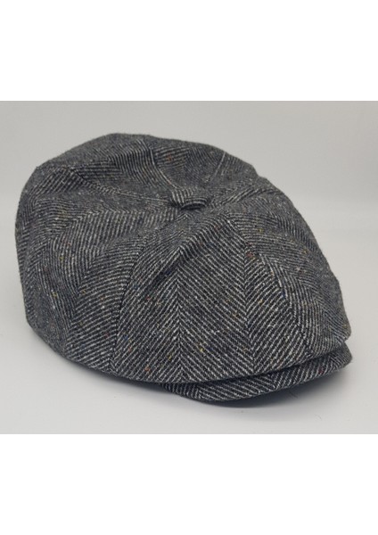 Ingiliz Tarzı David Beckham Model 8 Parça Peaky Blinders Kasket Şapka