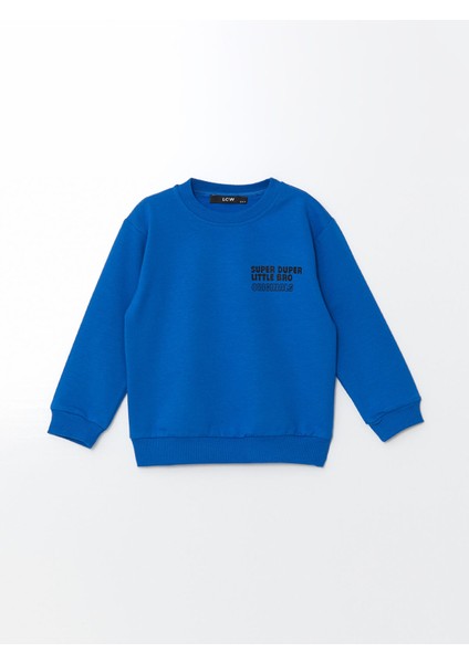 Yeni Sezon Bisiklet Yaka Erkek Bebek Sweatshirt 2'li fiyatları