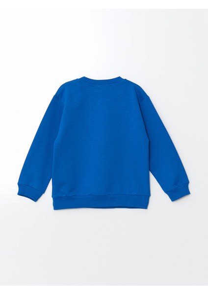 Yeni Sezon Bisiklet Yaka Erkek Bebek Sweatshirt 2'li modelleri