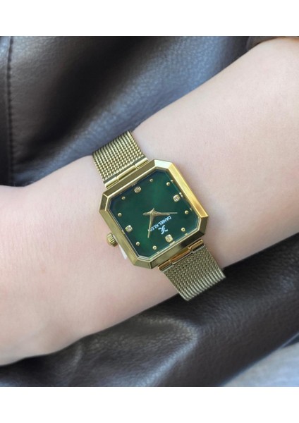 DKE.1.10954 Kare Kadran Hasır Kordon 3 Atm Suya Dayanıklı Kadın Kol Saati fiyatları