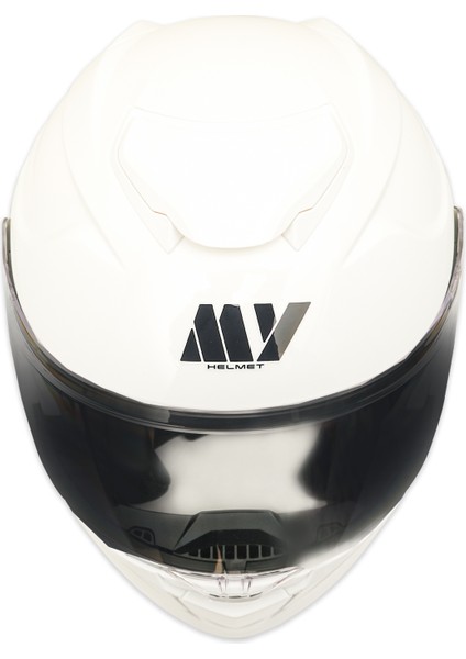 Gp My Helmet MKS002-PW Güneş Vizörlü Şeffaf Çene Açılır Motosiklet Kaskı L fiyatları