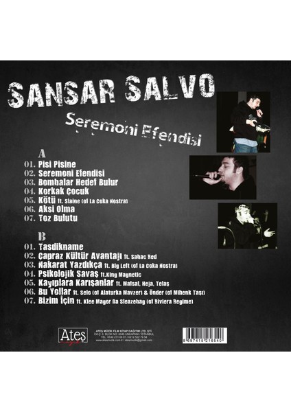 Sansar Salvo - Seremoni Efendisi (Plak) fiyatları