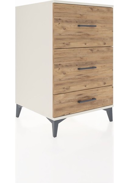 Kronos Komodin 3 Çekmeceli 60X59X96 Aytaşı-Çam fiyatları