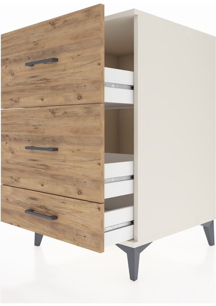 Kronos Komodin 3 Çekmeceli 60X59X96 Aytaşı-Çam indirimleri