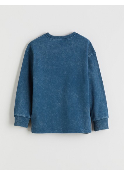 Yeni Sezon Bisiklet Yaka Erkek Çocuk Sweatshirt modelleri
