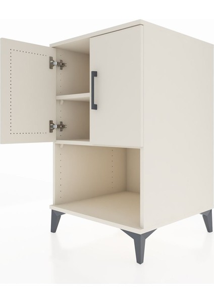 Kronos Komodin 2 Raflı 2 Kapaklı 60X59X96 Aytaşı-Aytaşı indirimleri