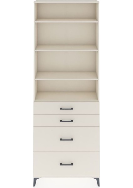 Arges Dolap 4 Raflı 4 Çekmeceli 88X30X243 Aytaşı-Aytaşı