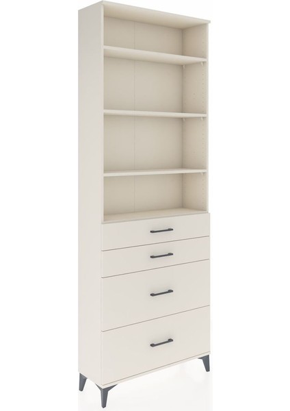 Arges Dolap 4 Raflı 4 Çekmeceli 88X30X243 Aytaşı-Aytaşı fiyatları