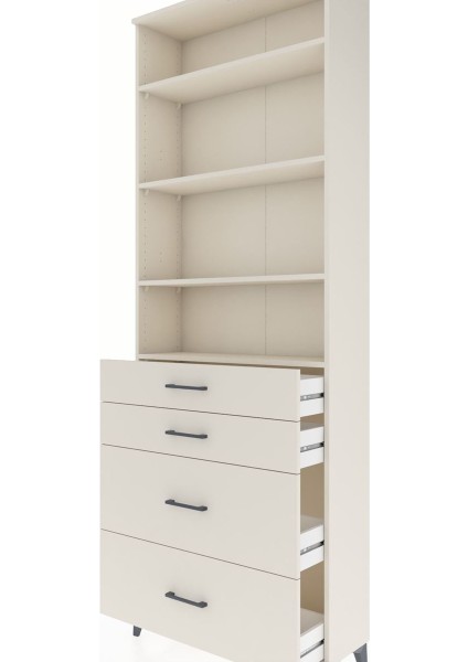 Arges Dolap 4 Raflı 4 Çekmeceli 88X30X243 Aytaşı-Aytaşı indirimleri