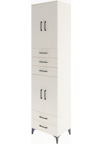 Hyperion Dolap 4 Raflı 5 Çekmeceli 4 Kapaklı 60X44X243 Aytaşı-Aytaşı modelleri