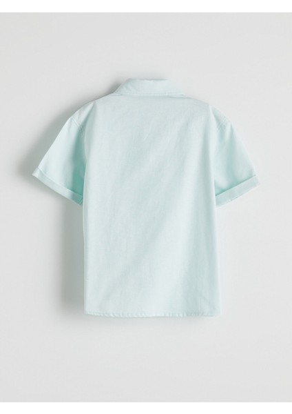 Yeni Sezon Kısa Kollu Basic Erkek Çocuk Gömlek modelleri