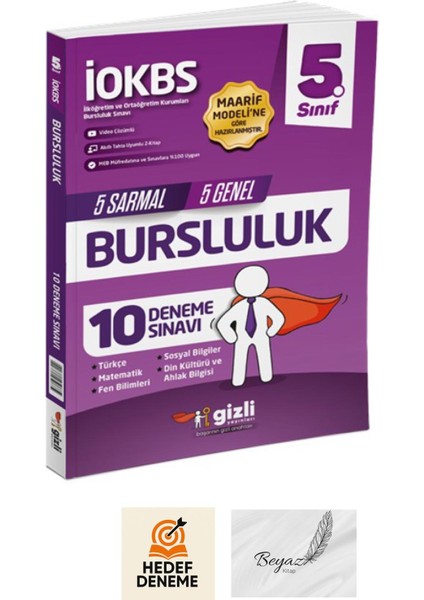 Gizli 5.sınıf Iokbs Bursluluk Deneme Sınavı Hedef Deneme