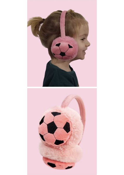 3-12 Yaş Kız Çocuk Peluş Kulaklık Tüylü Kulaklık Kışlık Peluş Kulaklık