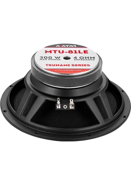 20CM Midrange - Avatar MTU-81LE 300W 150RMS 20CM Midrange - Profesyonel Midrange Hoparlör modelleri