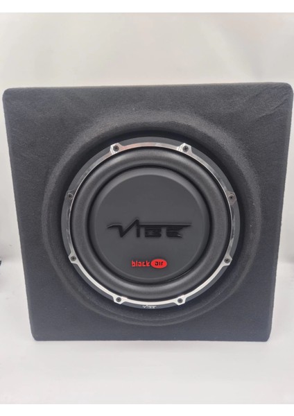 25CM Slim Kabin Bass - Vibe BLACKAIR10D2S-V3 900W 300RMS 2+2 Ohm Çift Bobin Slim Subwoofer 30CM - Profesyonel Ince Kabinbass