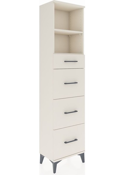 Arges Dolap 2 Raflı 4 Çekmeceli 44X30X182 Aytaşı-Aytaşı fiyatları